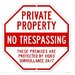 No trespassing